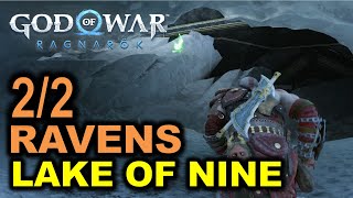 Lake of Nine Odins Ravens Location  God of War Ragnarok [upl. by Salema]