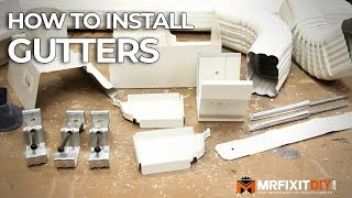 HOW TO INSTALL GUTTERS  A DIY GUIDE [upl. by Llednik]