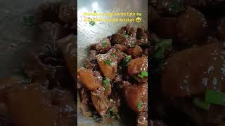 Get ready the rice beef braised brisket is cook😅😋shortvideo beefchineserecipeyummy beefrecipe [upl. by Ezechiel720]