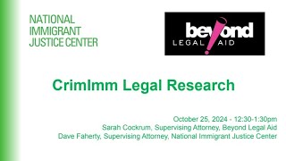 A2J CrimImm Legal Research [upl. by Conny778]