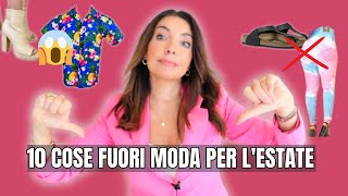 TENDENZE MODA PRIMAVERA ESTATE SUPERATE NEL 2024 10 cose che non vanno più di moda [upl. by Ecirtnahc754]