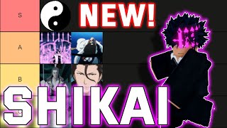 NEW UPDATED SHIKAI TIER LIST TYPE SOUL [upl. by Suruat]