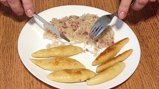 Schupfnudeln mit Sauerkraut und Speck einfaches Rezept und voll lecker [upl. by Timotheus]