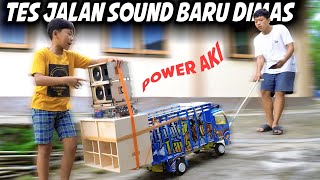 SOUND BARU DIMAS GANTI POWER DAN TES JALAN PAKAI TRUK TERNYATA SUARANYA MAKIN HOREG [upl. by Ayeka]