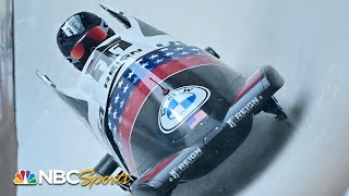 Kaillie Humphries hangs on for first World Cup win as a US citizen  NBC Sports [upl. by Stephanie]