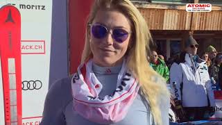 AUDI FIS Ski World Cup  womens downhill  St Moritz SUI Dec 9 2023 the first 27 athletes [upl. by Drusus]