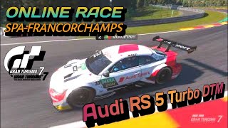 Gran Turismo 7 • MokkaPower • Online Race Audi RS 5 Turbo DTM • Gameplay 101 PS5 [upl. by Yneffit]