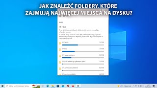 🖥 PC Jak znaleźć foldery które zajmują najwięcej miejsca 🖥 [upl. by Arinaid]