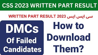 CSS 2023 Result  CSS 2023 Failed candidates Result  CSS 2023 Written Part Result [upl. by Springer]