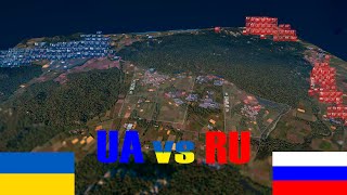 10000 UKRAINE ARMY vs 10000 RUSSIAN ARMY  WARNO [upl. by Akinam]