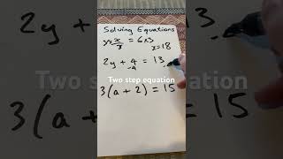 Solving equations maths algebra equations [upl. by Augustus42]