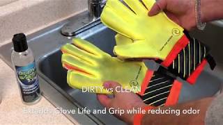 How To Wash Your Gloves  West Coast Goalkeeping [upl. by Rimhsak]