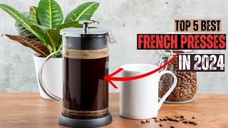 Best French Coffee Presses On The Market 2024  Top 5 French Presses Review  Best Buy Amazon [upl. by Haimaj]