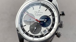 Zenith Chronomaster Original El Primero 033200360069C902 Zenith Watch Review [upl. by Ellett]