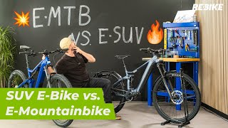 Kaufberatung EBike Duell 💪 eSUV vs EMountainbike 🔥🚵‍♂️ Welches Bike passt zu dir  Rebikecom [upl. by Garretson445]