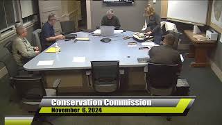 Conservation Commission  November 6 2024 700PM [upl. by Ahsyekal]