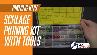 Schlage Rekeying Pin Kit with Tools from wwwclksuppliescom [upl. by Cobbie]