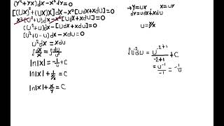 RESOLVER ECUACIONES DIFERENCIALES HOMOGENEAS MATEMATICAS IV [upl. by Aramoy]