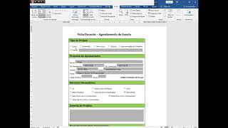 Word Avançado Elaboração de Formulário [upl. by Eiramnna401]