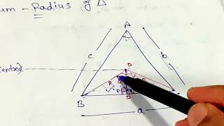 GEOMETRY  CIRCUMCENTRE OF TRIANGLE CONCEPTS  REVISION  PART 12 [upl. by Bethany322]