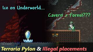 Terraria Pylon Placements can be illogical ─ I can place these pylons on here but not on there [upl. by Attena]