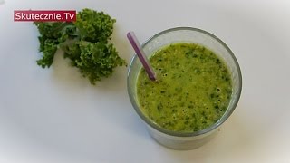 Smoothie owsiane z bananem i jarmużem  SkutecznieTv HD [upl. by Merrick]