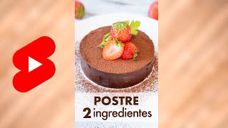 POSTRE SALUDABLE con 2 INGREDIENTES 🍫 [upl. by Cissie]