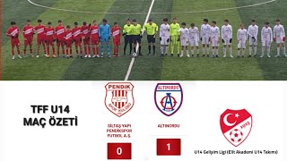 TFF U14 LİGİ PENDİKSPOR 0  1 ALTINORDU [upl. by Freed]