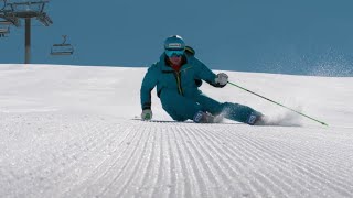 How to Snow Plough Ski  Beginner Ski Lesson 13 [upl. by Evangelia926]