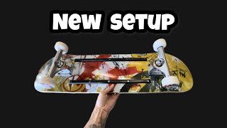 New 825in Skateboard Setup amp Skatepark Sesh [upl. by Ettenil]