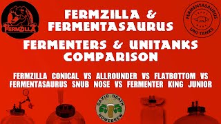 Fermzilla amp Fermentasaurus Fermenters amp Unitanks Comparison [upl. by Seni]