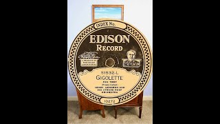 Foxtrot quotGigolettequot by Henri Gendron and his Dance Orchestra on Edison Diamond Disc Record 51532L [upl. by Lyssa]