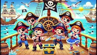 The Pirate Jiggle  Dance and Sing with Pirate Fun [upl. by Guillema525]