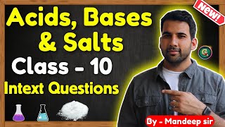 Acid Base and Salts class 10 NCERT solutions  Intext Questions  Class 10 Science [upl. by Kussell]