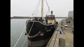 Fitting a stay tube into a Cochran boiler on VIC 56 Clyde Puffer [upl. by Yetta]