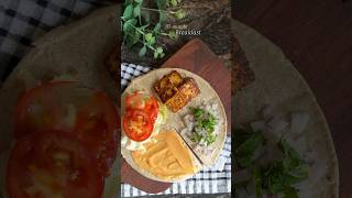 Peri Peri Paneer wrap recipe  Quick breakfast [upl. by Quintina]