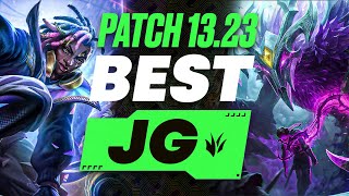 The BEST Junglers For All Ranks On Patch 1323 RIP J4  Season 13 Jg Tier List League of Legends [upl. by Alvita]