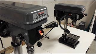 Harbor Freight 10 Inch Drill Press vs 8 Inch Drill Press [upl. by Nylyaj]