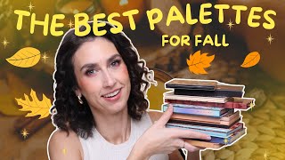 THE BEST EYESHADOW PALETTES FOR FALL 🍁🍂🤩 [upl. by Ahsienroc226]