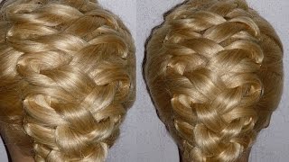 SCHÖNE Flecht Hochsteckfrisur für mittel Haare HochzeitAbiball Updo Hairstyle Peinado hermoso [upl. by Arnold]