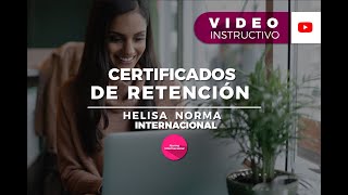 Certificados De Retención En La Fuente [upl. by Ahsed]