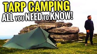 TARP CAMPING  Everything YOU NEED to KNOW HInts tips amp nadvice [upl. by Dumond]