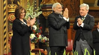 PM Modi at the British parliament in London United Kingdom [upl. by Dyrraj]