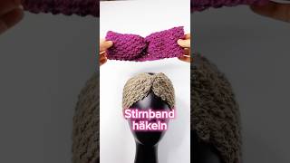 “Neues Stirnband für Häkelanfänger crochet häkeln [upl. by Clarine]