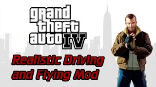 Realistic Driving and Flying v27  GTA IV Mod Tutorial GERMANDEUTSCH [upl. by Jemine]