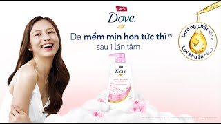 Sữa Tắm Dove Hoa Anh Đào amp Muối Hồng Mới  Da Mềm Mịn Hơn Tức Thì Sau 01 Lần Tắm [upl. by Cordie363]