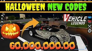 HALLOWEEN  ALL WORKING CODES FOR VEHICLE LEGENDS IN 2023 ROBLOX VEHICLE LEGENDS CODES [upl. by Merideth986]