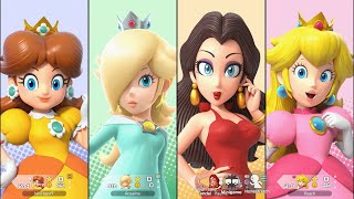 Super Mario Party Jamboree  Daisy vs Peach vs Rosalina vs Pauline  Rainbow Galleria [upl. by Nohpets]