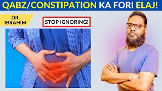 Qabz Ka Qudrati Ilaj  Constipation Relief Treatment  Urdu Hindi  Dr M Ibrahim [upl. by Krantz]