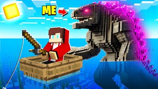 PRANKING AS GODZILLA IN MINECRAFT [upl. by Kathe]